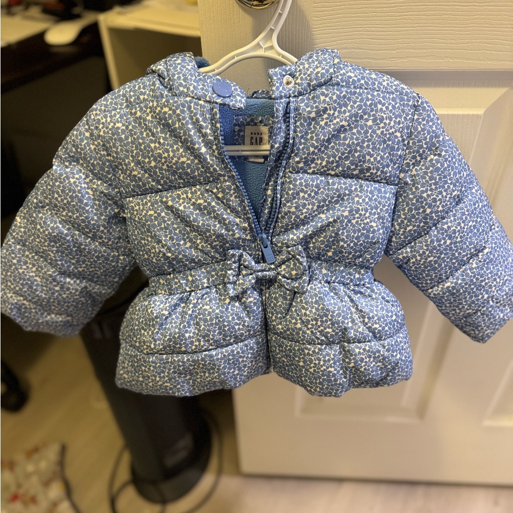 GAP Baby Blue Floral Jacket